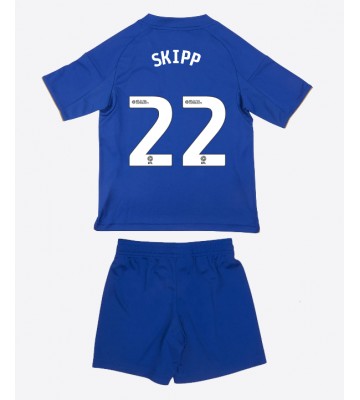 Leicester City Oliver Skipp #22 Hjemmebanetrøje Børn 2025-26 Kortærmet (+ Korte bukser)
